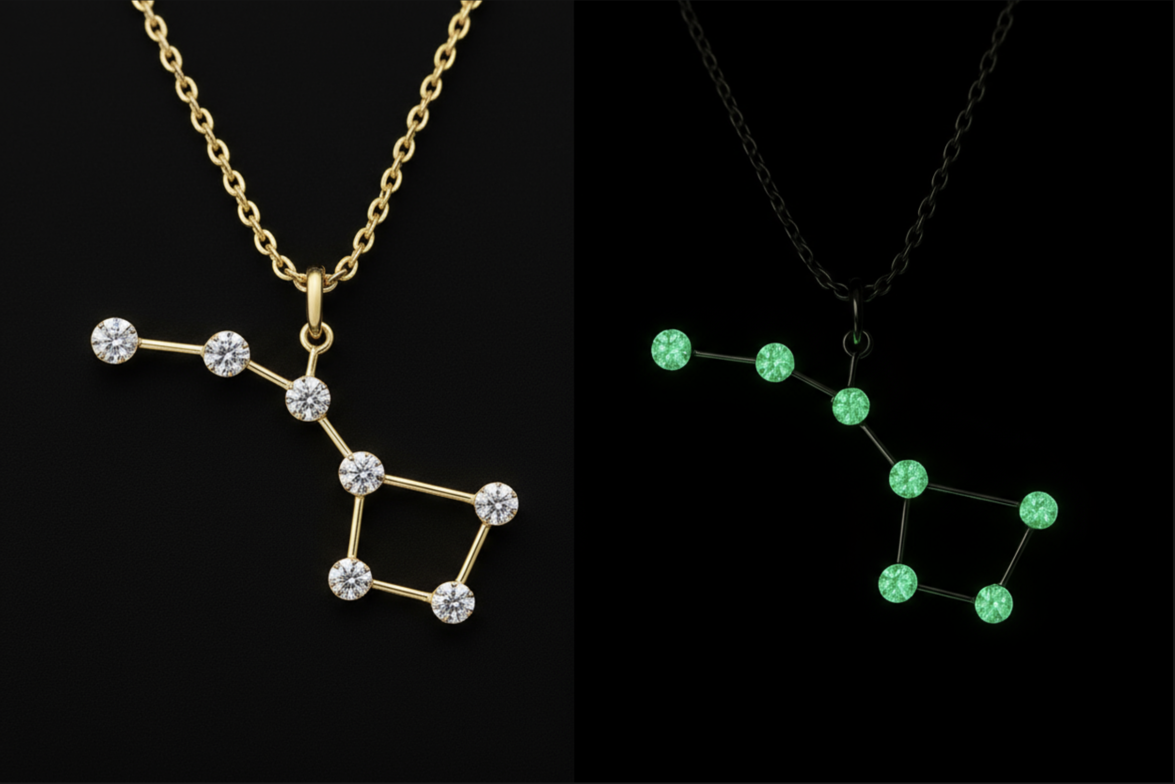 Constellation Grande Ourse en or